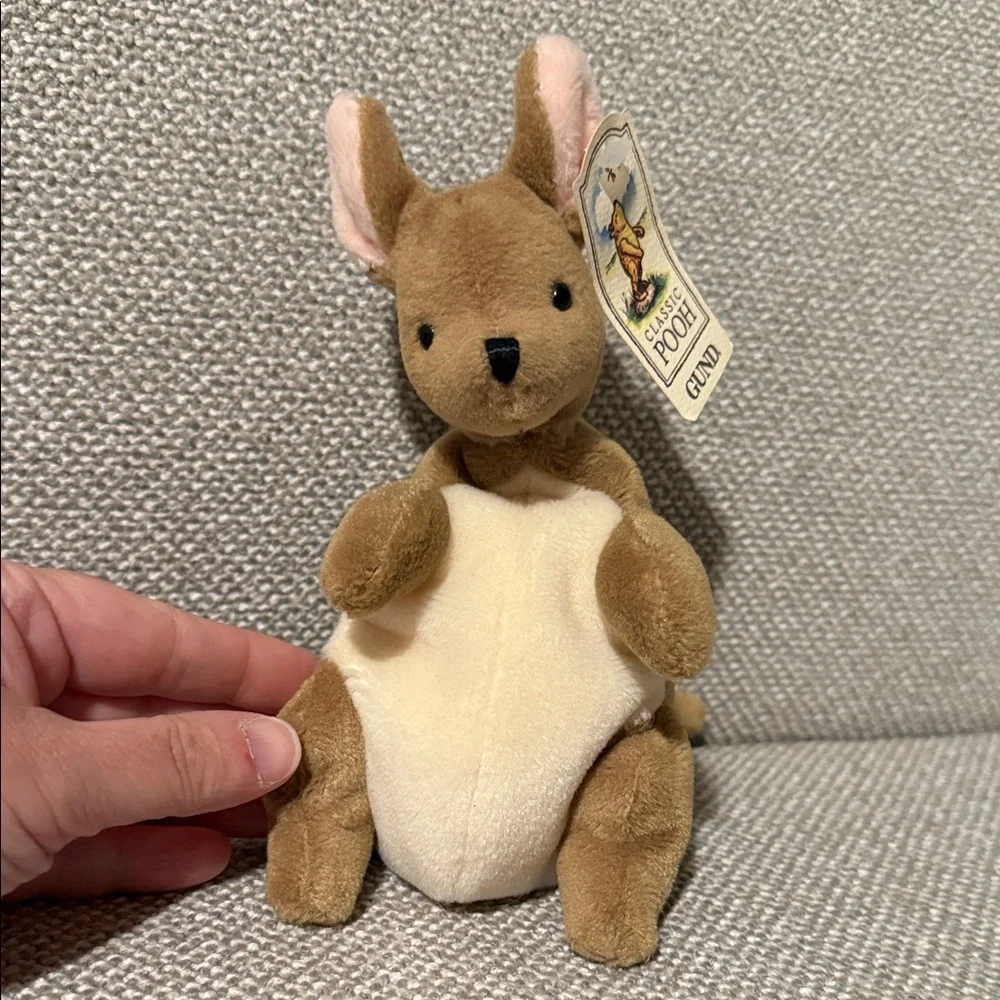 GUND Classic Pooh Brown & Cream Kangaroo Plush - Picture 2 of 3